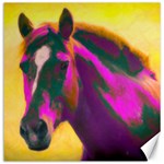 Vibrant Abstract Equine Art Canvas 20  x 20  19 x19.27  Canvas - 1