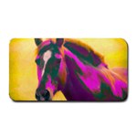 Vibrant Abstract Equine Art Medium Bar Mat 16 x8.5  Bar Mat