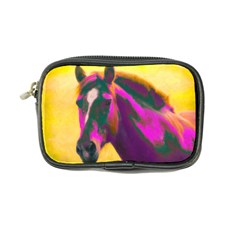 Vibrant Abstract Equine Art Coin Purse by ExtraGoodSauce