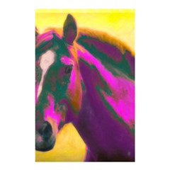 Vibrant Abstract Equine Art Shower Curtain 48  X 72  (small)  by ExtraGoodSauce