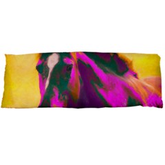 Vibrant Abstract Equine Art Body Pillow Case Dakimakura (two Sides) by ExtraGoodSauce