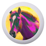 Vibrant Abstract Equine Art Dento Box with Mirror Front