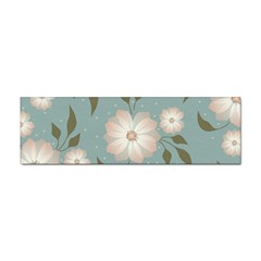 Flora Floral Flower Flowers Pattern Sticker (bumper) by Apenda