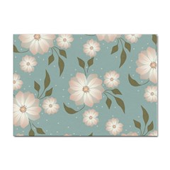 Flora Floral Flower Flowers Pattern Sticker A4 (10 Pack) by Apenda