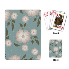 Flora Floral Flower Flowers Pattern Playing Cards Single Design (rectangle) by Apenda