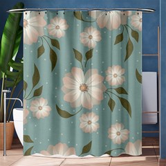 Flora Floral Flower Flowers Pattern Shower Curtain 60  X 72  (medium)  by Apenda