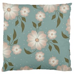 Flora Floral Flower Flowers Pattern Standard Premium Plush Fleece Cushion Case (one Side) by Apenda