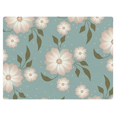 Flora Floral Flower Flowers Pattern Premium Plush Fleece Blanket (extra Small) by Apenda