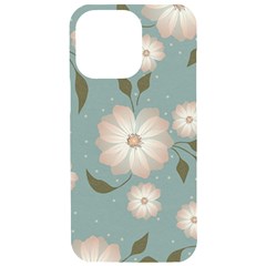 Flora Floral Flower Flowers Pattern Iphone 15 Pro Max Black Uv Print Pc Hardshell Case by Apenda