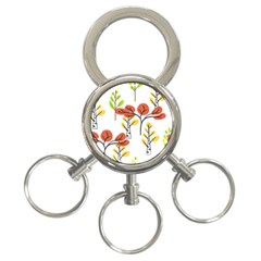 Tree Auntumn Leaf 3-ring Key Chain by anzea