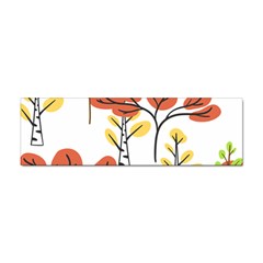 Tree Auntumn Leaf Sticker (bumper) by anzea