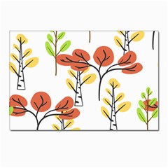 Tree Auntumn Leaf Postcard 4 x 6  (pkg Of 10) by anzea