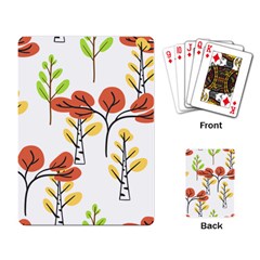 Tree Auntumn Leaf Playing Cards Single Design (rectangle)