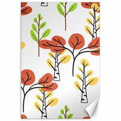 Tree Auntumn Leaf Canvas 20  X 30  by anzea