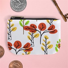 Tree Auntumn Leaf Mini Coin Purse