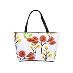 Tree Auntumn Leaf Classic Shoulder Handbag by anzea