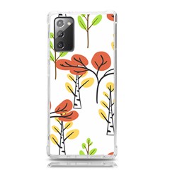 Tree Auntumn Leaf Samsung Galaxy Note 20 Tpu Uv Case by anzea