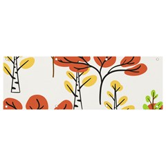 Tree Auntumn Leaf Banner And Sign 9  X 3 