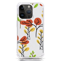 Tree Auntumn Leaf Iphone 14 Pro Tpu Uv Print Case by anzea