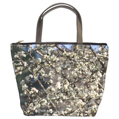 Pear Tree in Full Bloom Bucket Bag