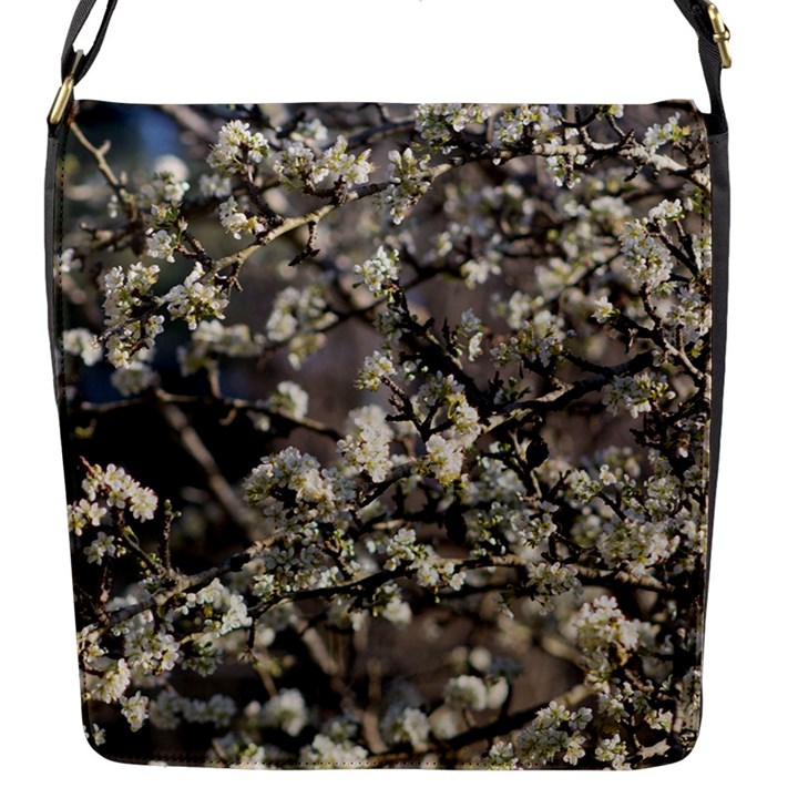 Pear Tree in Full Bloom Flap Closure Messenger Bag (S)