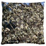 Pear Tree in Full Bloom Large Premium Plush Fleece Cushion Case (Two Sides) Front