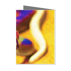 Vibrant Forked-tongue Snake Art Mini Greeting Cards (pkg Of 8)