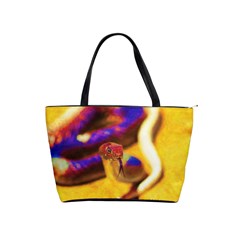 Vibrant Forked-tongue Snake Art Classic Shoulder Handbag by ExtraGoodSauce