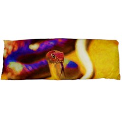 Vibrant Forked-tongue Snake Art Body Pillow Case (dakimakura) by ExtraGoodSauce