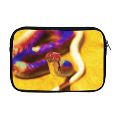 Vibrant Forked-tongue Snake Art Apple Macbook Pro 17  Zipper Case by ExtraGoodSauce