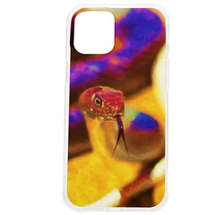 Vibrant Forked-tongue Snake Art Iphone 12 Pro Max Tpu Uv Print Case by ExtraGoodSauce