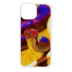 Vibrant Forked-tongue Snake Art Iphone 13 Mini Tpu Uv Print Case by ExtraGoodSauce