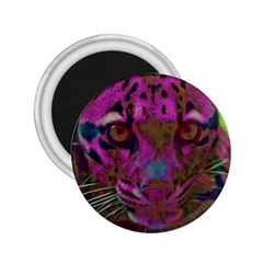 Pink And Purple Leopard 2 25  Magnets by ExtraGoodSauce