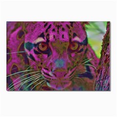 Pink And Purple Leopard Postcards 5  X 7  (pkg Of 10) by ExtraGoodSauce