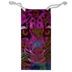 Pink And Purple Leopard Jewelry Bag by ExtraGoodSauce