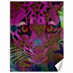 Pink And Purple Leopard Canvas 36  X 48  by ExtraGoodSauce