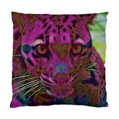 Pink And Purple Leopard Standard Cushion Case (two Sides) by ExtraGoodSauce