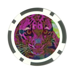 Pink And Purple Leopard Poker Chip Card Guard (10 Pack) by ExtraGoodSauce