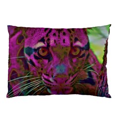 Pink And Purple Leopard Pillow Case (two Sides) by ExtraGoodSauce