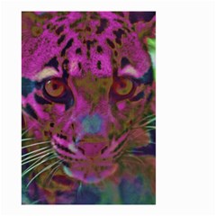 Pink And Purple Leopard Small Garden Flag (two Sides) by ExtraGoodSauce