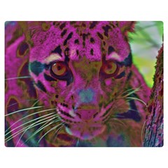 Pink And Purple Leopard Two Sides Premium Plush Fleece Blanket (teen Size) by ExtraGoodSauce