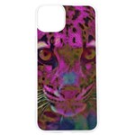 Pink and Purple Leopard iPhone 15 Pro TPU UV Print Case Front