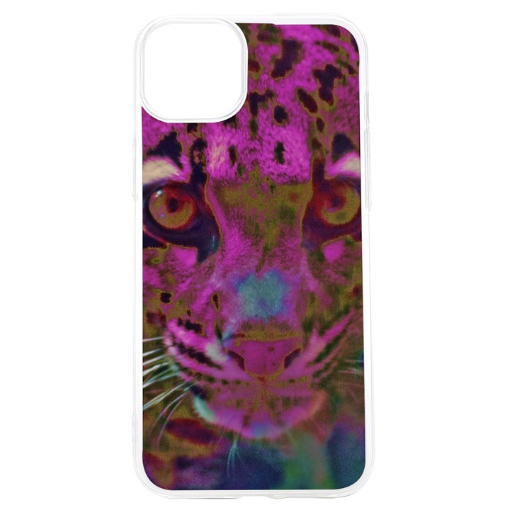 Pink and Purple Leopard iPhone 15 Pro TPU UV Print Case