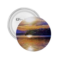 Serene Sunset Over Water 2 25  Buttons by ExtraGoodSauce