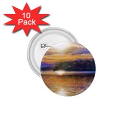 Serene Sunset Over Water 1 75  Buttons (10 Pack) by ExtraGoodSauce