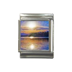 Serene Sunset Over Water Italian Charm (13mm) by ExtraGoodSauce