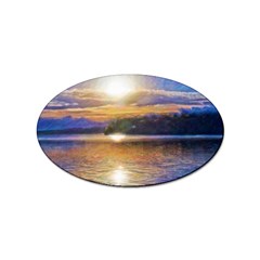 Serene Sunset Over Water Sticker Oval (10 Pack) by ExtraGoodSauce