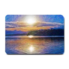 Serene Sunset Over Water Small Doormat by ExtraGoodSauce