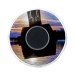 Serene Sunset Over Water On-the-Go Memory Card Reader Front