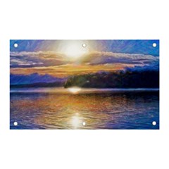 Serene Sunset Over Water Banner And Sign 5  X 3  by ExtraAwesomeSauce